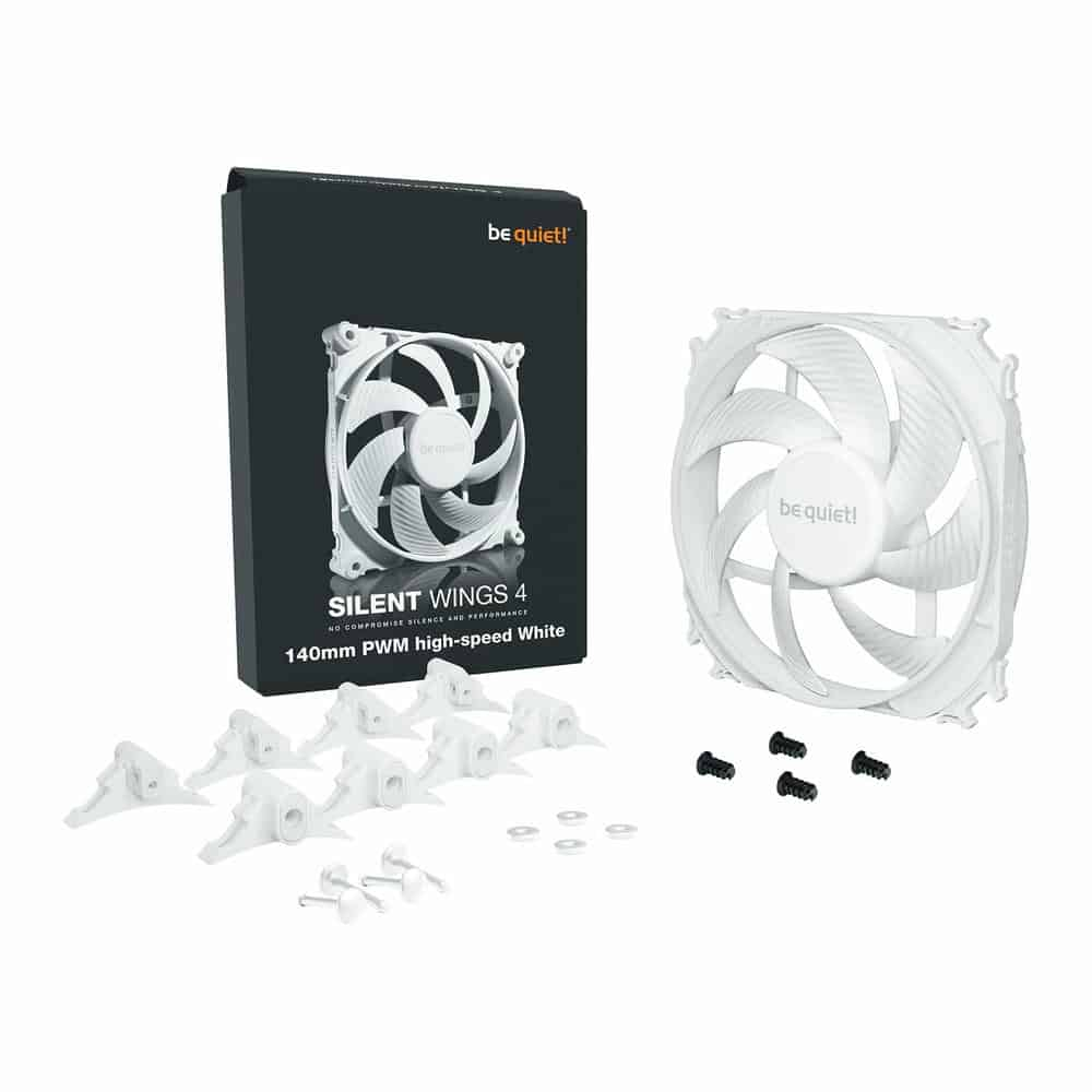 (image for) be quiet! 140mm Silent Wings 4 White PWM Highspeed Fan